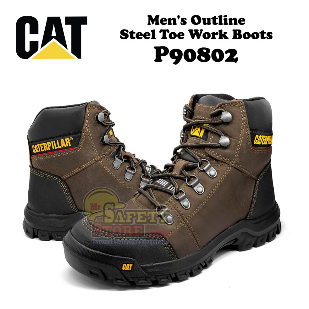 Caterpillar Men's Outline Steel Toe Work Boot P90802