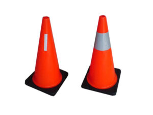 PVC CONE BLACK BASE 700MM WIDE BODY – TangSafety