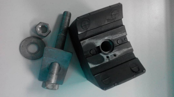 RUBBER PACKER W SCREWS (2)